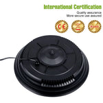 lampe led haute baie noire moderne 300w 220v us eu plug chambre salon