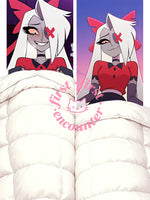 housse coussin dakimakura anime fille cosplay blanc gris rouge lit grande taille