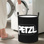 panier linge pliable polyester noir blanc logo petzl utilitaire décontracté chambre cuisine jouet livre.storage