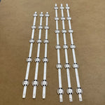 rubans led blanc bleu adhésifs modernes lisses sans câble fixations bouton poussoir