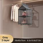 organisateur sacs armoire rangement réutilisable respectueux environnement moderne gris beige noir