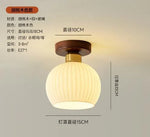 lampe moderne marron clair minimaliste éclairage quotidien bois verre ampoules led autonome