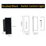 lampe mur moderne argent blanc doré noir adhésive led 220v aluminium