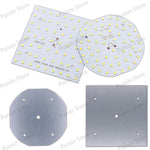 plaque led 10w blanc carrés jaunes moderne non visible 91mm 93mm
