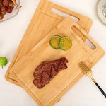 planche découper bois double face steak fruits légumes moderne cuisine