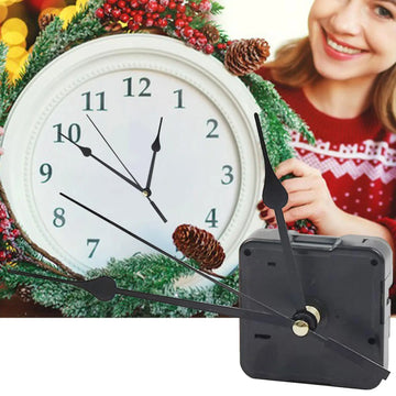 horloge murale moderne aiguilles remplacement bois naturel numéros romains blancs rustique