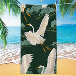 serviette plage multicolore chien souriant motifs graphiques polyester moderne