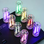 veilleuse usb led moderne nuit chambre adhésive couleurs transparentes blanc chaud 360degagement