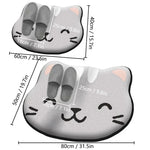 tapis sol antidérapant absorbant rapide taches dessin animé chien chat fleurs blanc marron gris