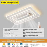 plafonnier led blanc moderne minimaliste ventilation grille diffusion lumière chambre salon