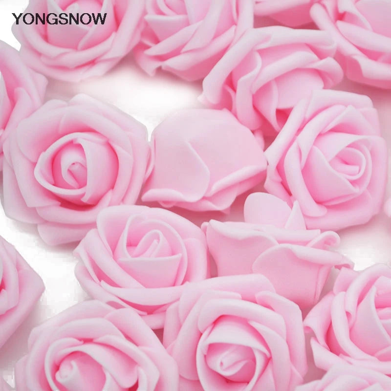 roses artificielles mousse détaillées mariage scrapbooking décoration intérieure anniversaire baby shower festive arrangement