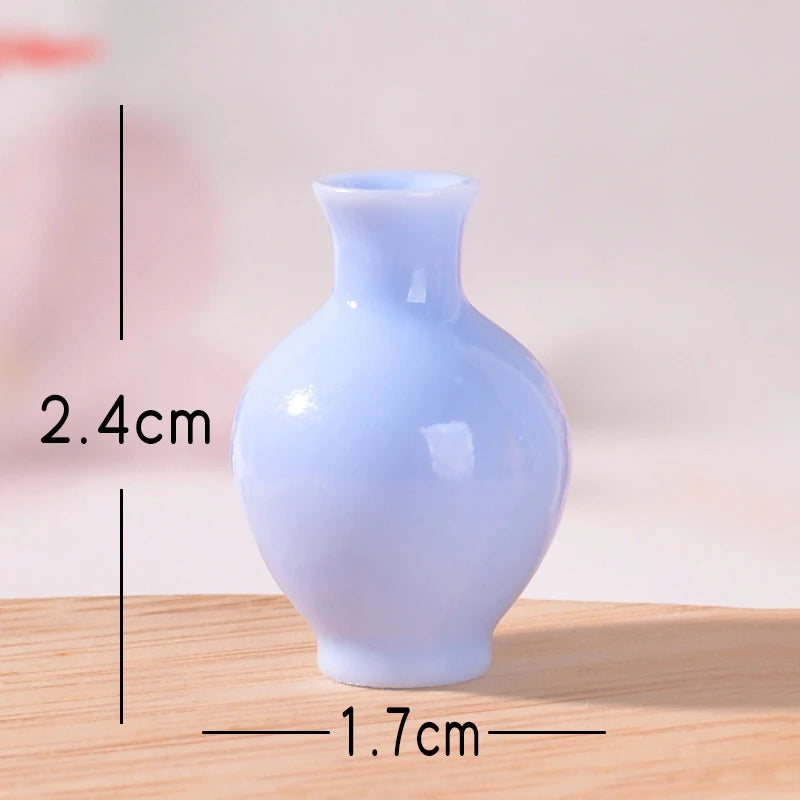vases résine couleur verte bleue rose orange violet beiges modernes ornement cuisine bricolage accessoires