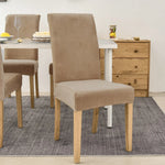 housse chaise velours polyester moderne camel opaque simple mariage banquet chaise plage fauteuil