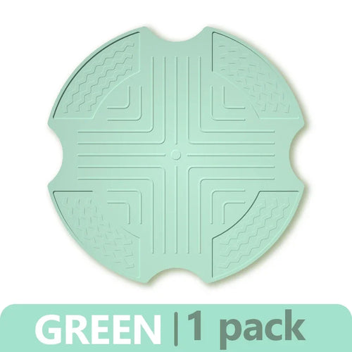 coussin anti dérapant silicone vert clair protection plaque cuisson moderne respectueux environnement repose plat
