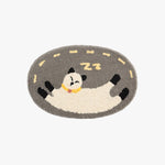 tapis vert blanc ovale canard yeet moderne antidérapant absorbant eau chambre bain vestibule doux