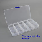 boîte compartiments transparente velours pratique moderne poignées couleurs organisation bijoux pièces vis