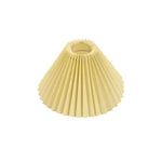 lampe table moderne abat jour plissé rouge blanc vert beige bleu clair rose noir