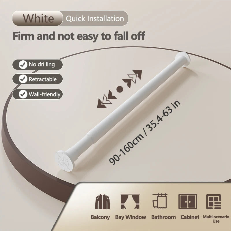 tige douche ajustable moderne blanc noir gris lisse ronde opaques variante longueur