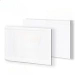 toiles peinture acrylique blanc texture tissée opacité moderne 10x10cm 13x18cm 18x24cm 20x20cm 20x30cm 24x30cm