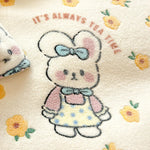 Détail du tissu flanelle polaire épais de la housse de couette