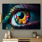 impression abstraite oculaire couleur toile murale sans cadre salon chambre erotique art moderne horizontal