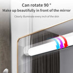 lampe led maquillage miroir rechargeable aimant blanc noir réglable modernes salle bain chambre