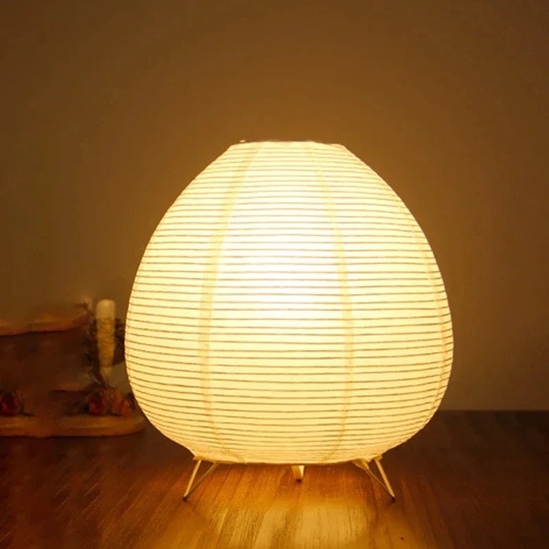 lampe table moderne led blanc rayures horizontales pieds métalliques chambre coucher interrupteur boutonflux lumineux