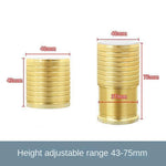 supports pieds meubles stabilisateurs anti choc adhésifs modernes or argent noir adjustable jusqu 75mm
