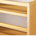 étagère moderne bambou rangement anti poussière vis livres boîtes horloge panier étudiant écologique