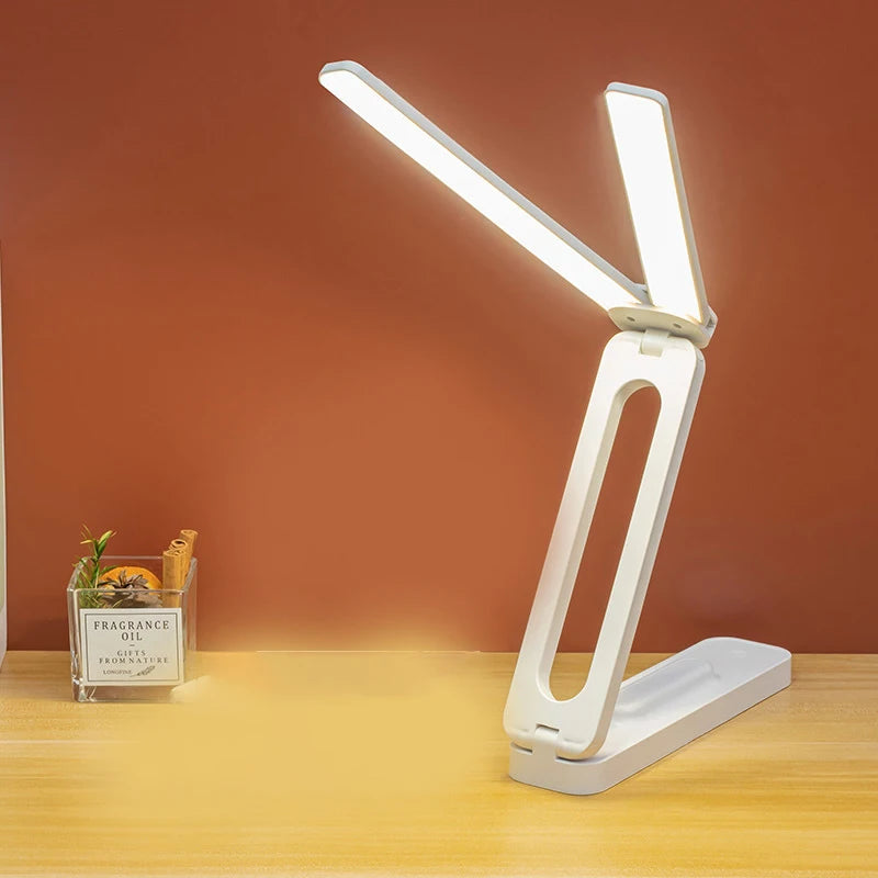 lampe pliable moderne blanc sans ombre interrupteur tactile flux lumineux bas certification rohs adaptable