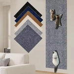 tapis chat anti griffes adhésif tranchable protège canapé gris moderne 40x300cm
