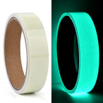 ruban lumineux adhésif bleu vert orange moderne sécurité décoration nuit