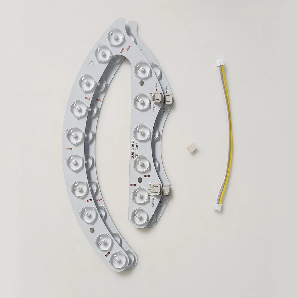 bande led flexible blanc moderne connecteurs souder 12w 9w 24.5cm 10cm