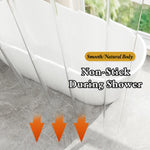 rideau douche transparent moderne rayures horizontales respectueux l'environnement opacité