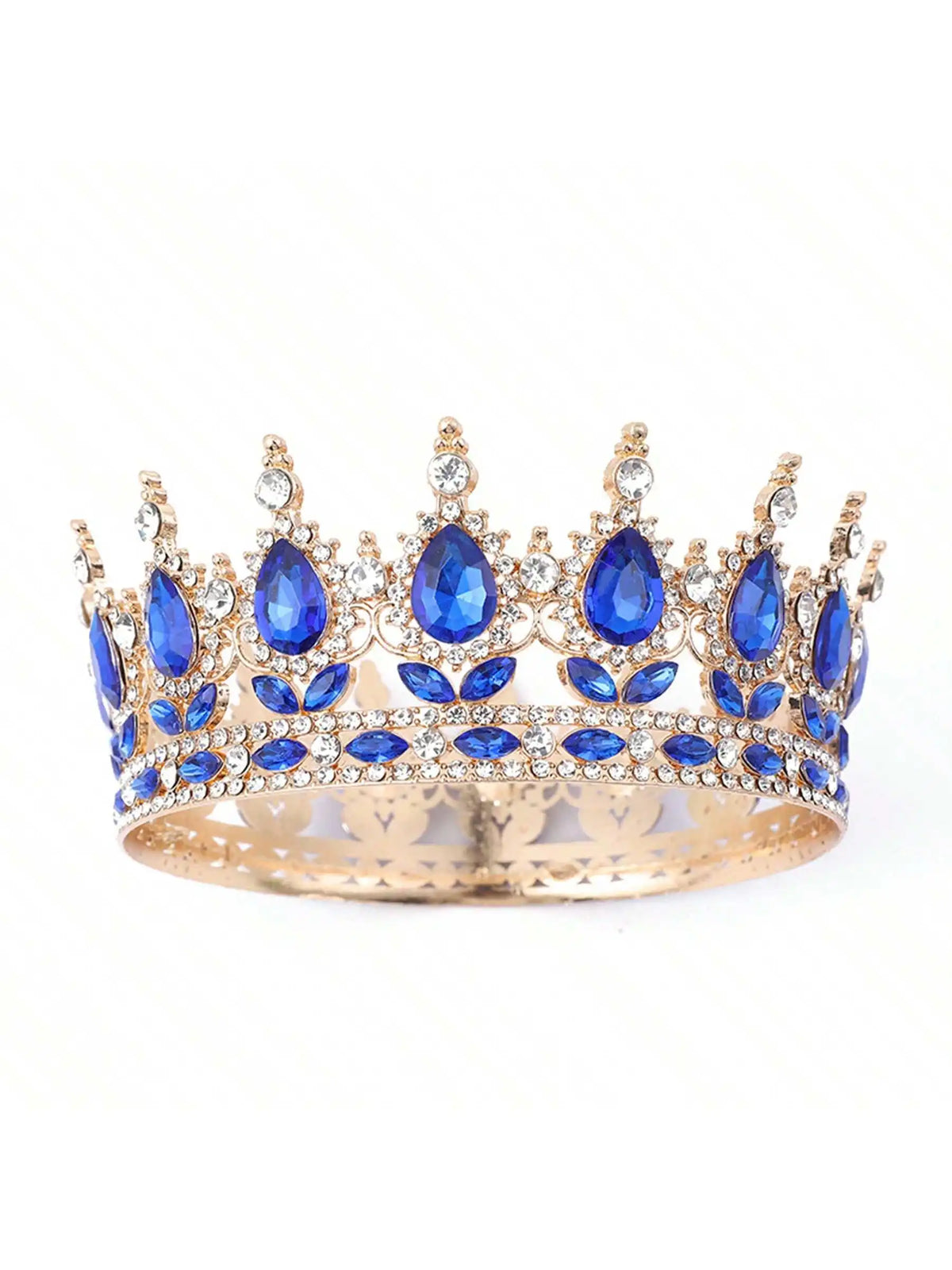 décoration gâteau couronne strass or rouge rose bleu vert violet classique acrylique mariage anniversaire