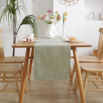 table ferme toile jute tissage rustique beige clair tissu coton classique clips métalliques usage