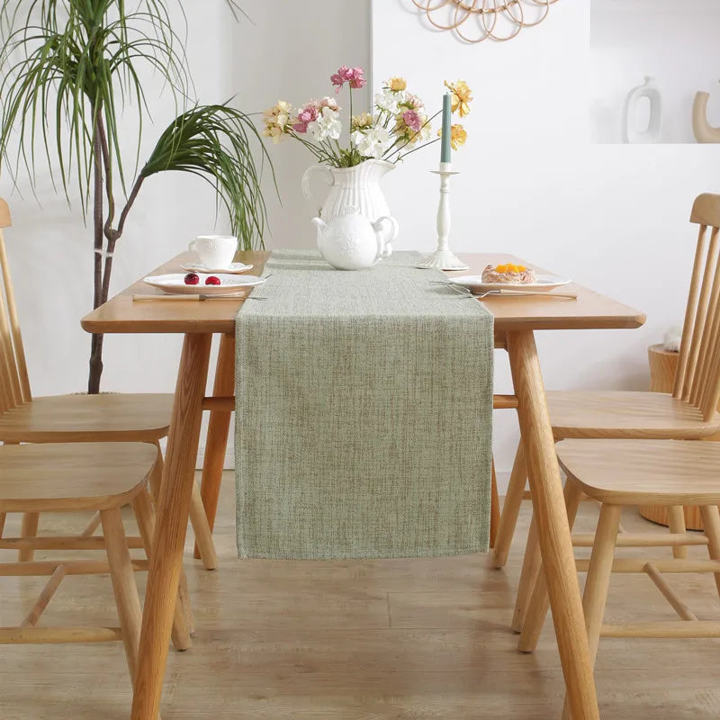 table ferme toile jute tissage rustique beige clair tissu coton classique clips métalliques usage