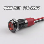 ampoules led 8mm rouge vert jaune bleu blanc étanches fil moderne