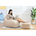 coussin rond uni bleu gris moderne confortable tissu coton polyester zip intégré