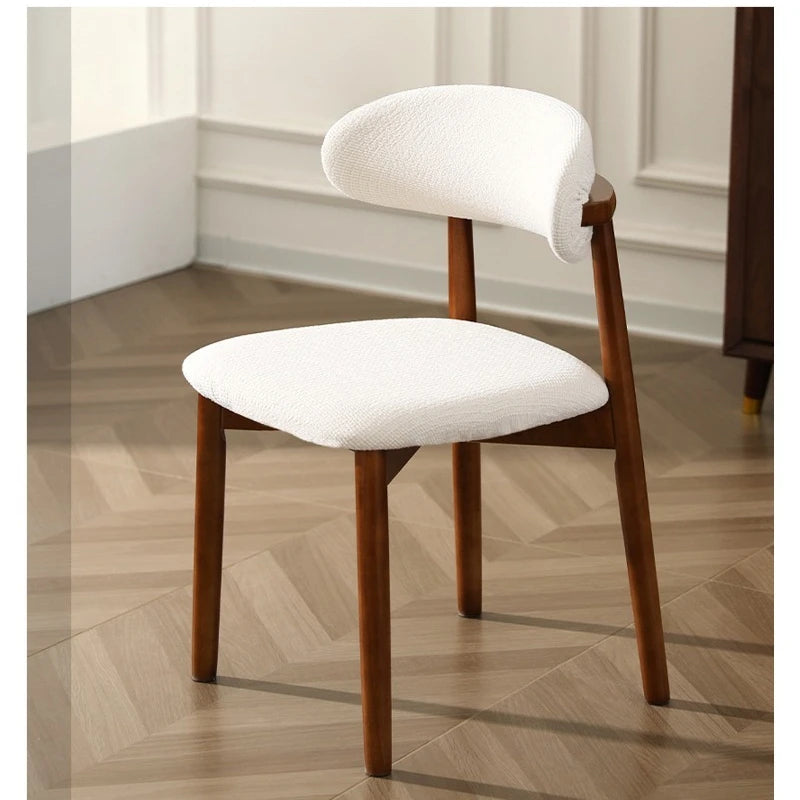 housse siège dossier chaise fauteuil salle manger tissu polyester moderne
