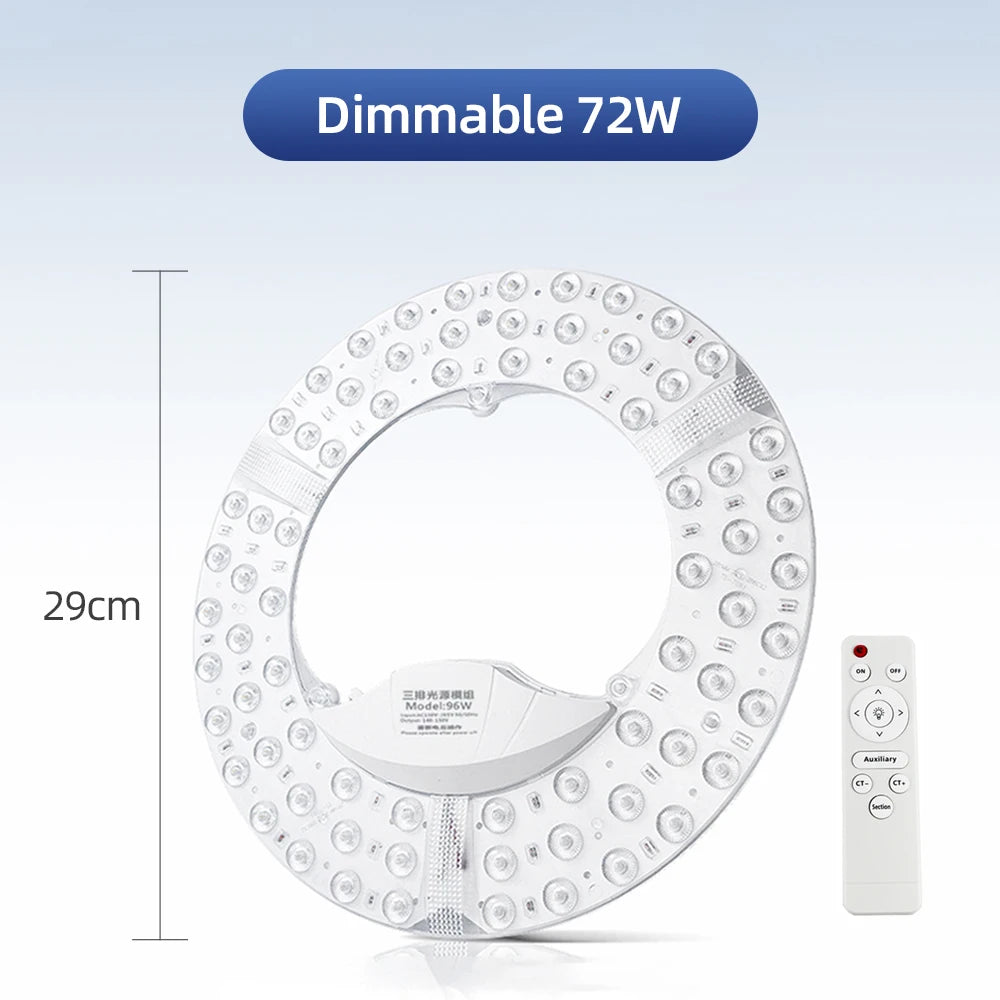 panneaux lumineux led module blanc moderne 120w 30w 48w dimmable 6500k