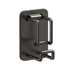 porte sacs mural noir adhésif robuste moderne support rangement cuisine salle bains