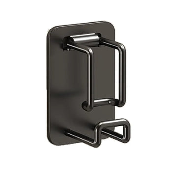 porte sacs mural noir adhésif robuste moderne support rangement cuisine salle bains