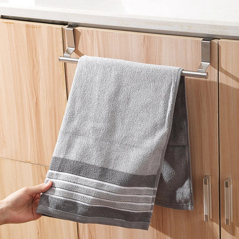 porte serviettes mural argenté moderne adhésif 23cm 65cm 24cm serviette planche découper