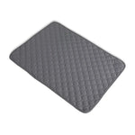 tapis absorbant lavable coton géométrique noir gris moderne petit animal compagnie urinoir