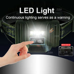lampe frontale led vert noire tissu motifs pratique camping pêche chasse lumière réglable charge