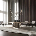 suspension lumineuse contemporaine or blanc minimaliste ans garantie(touches) 15 30m²