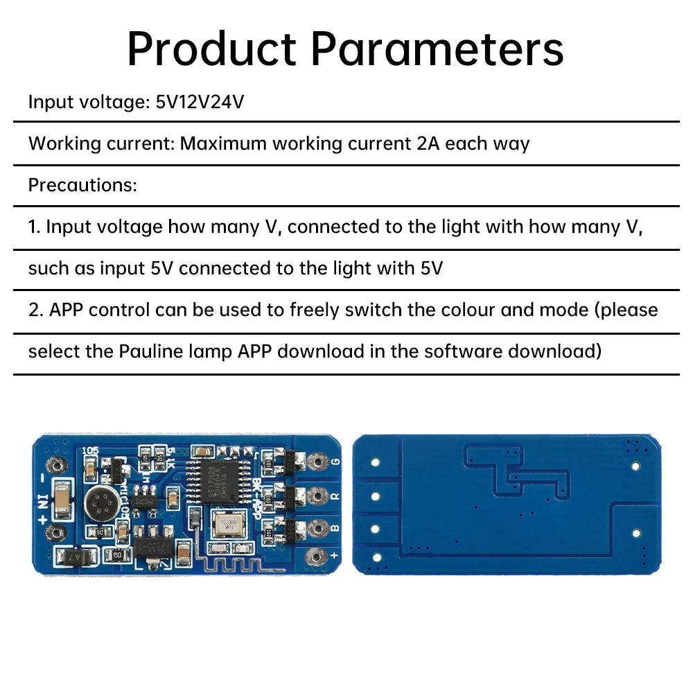 contrôleur bande led bleu pcb électronique connecteurs composants électroniques 5v 12v 24vRGBOptimalisationSEOFR