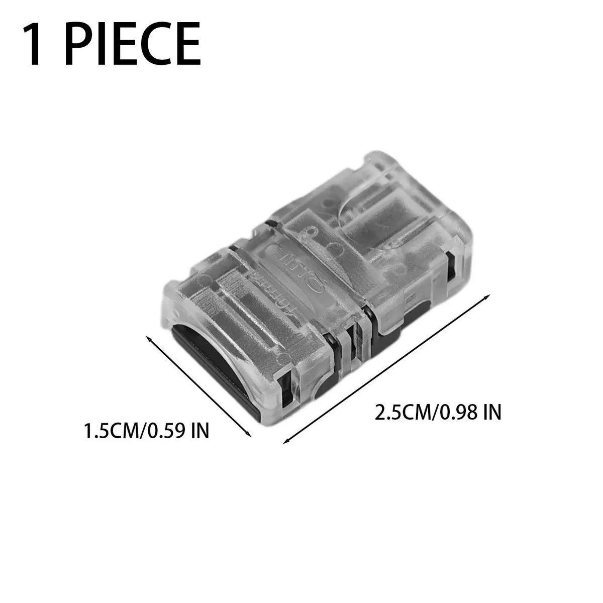 connecteurs led transparents clips 24v basse tension pratique chambre cuisine armoire