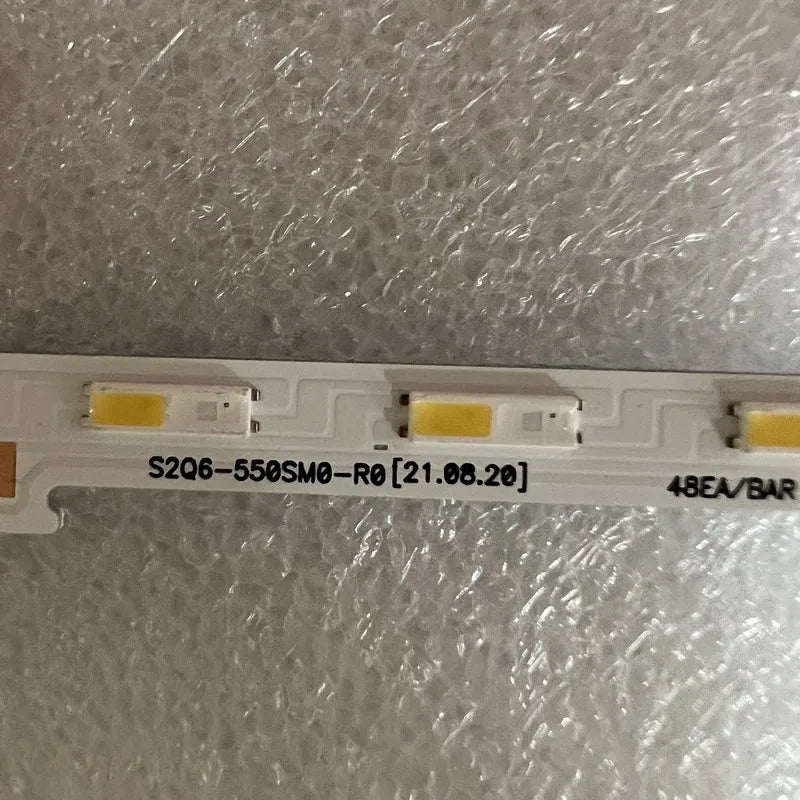 ruban led blanc 48 led bande lumineuse connecteur aluminium moderne sans cable